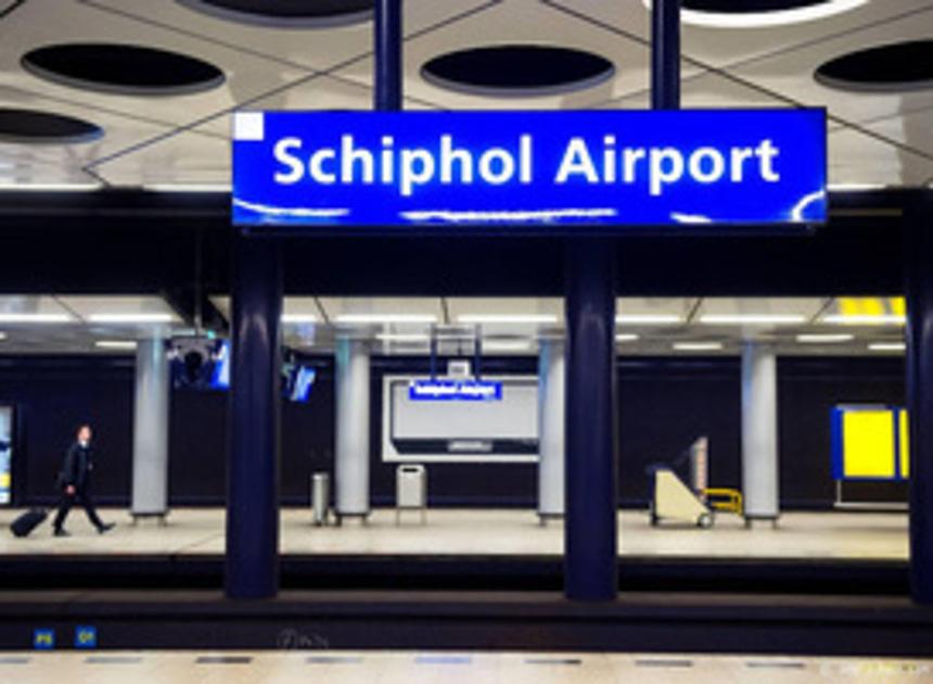 Treinstaking zorgt niet voor grote problemen op Schiphol