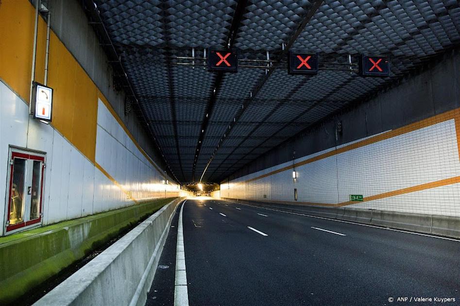 Heinenoordtunnel bij Rotterdam is dicht en dat zorgt voor verschillende files 