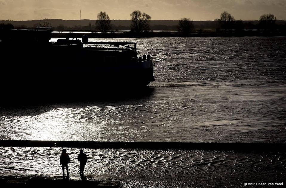 Rijn bij Lobith minder boven ANP dan verwachting Rijkswaterstaat