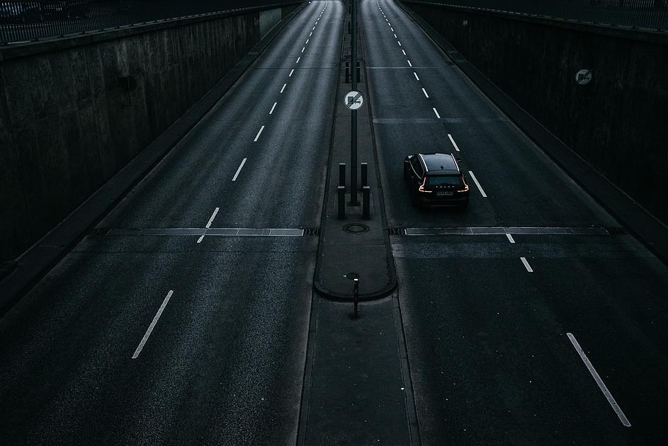 Vanochtend kettingbotsing A59 bij knooppunt Hooipolder
