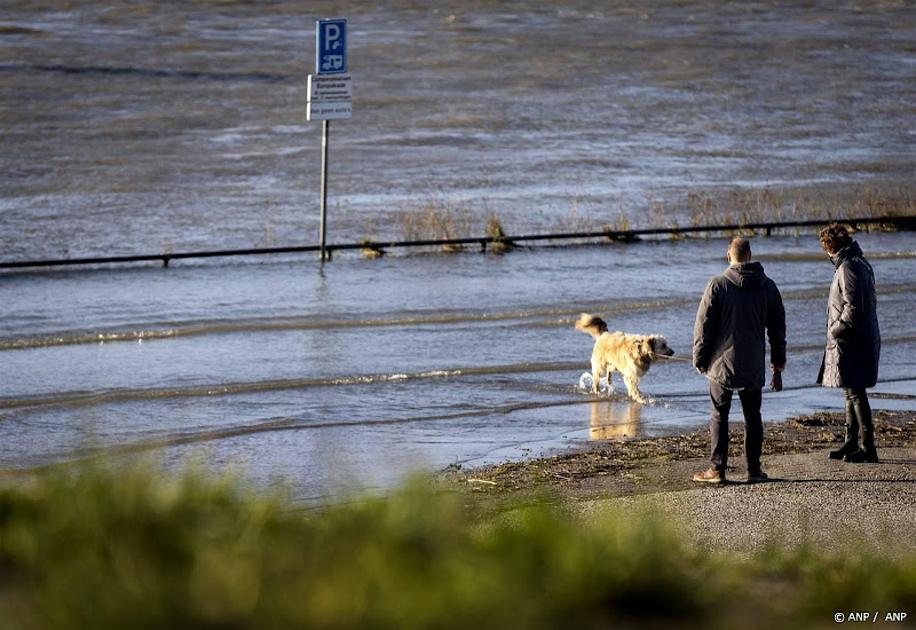 Begin januari opnieuw hogere waterstand in grote rivieren