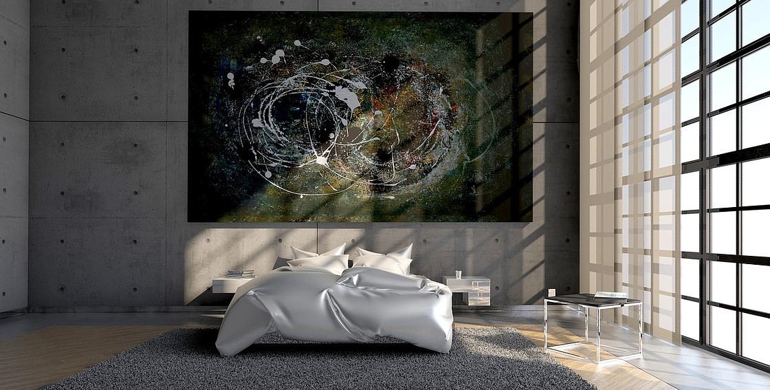 bed in kamer