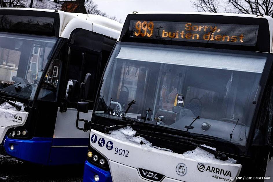 Vanaf 6 februari vijfdaagse staking streekvervoer