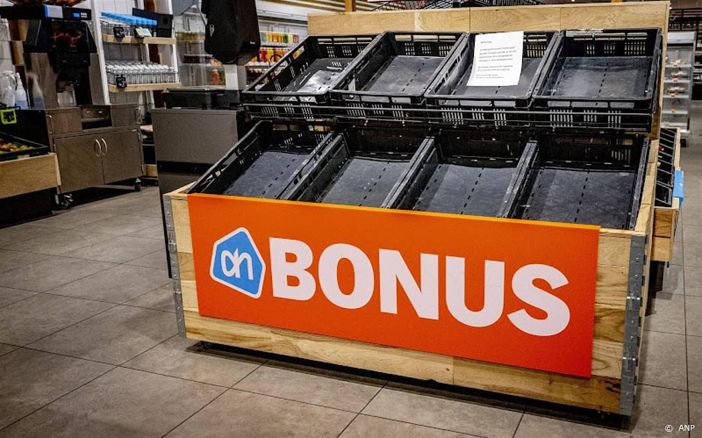 Komende dagen nog steeds lege schappen bij Albert Heijn