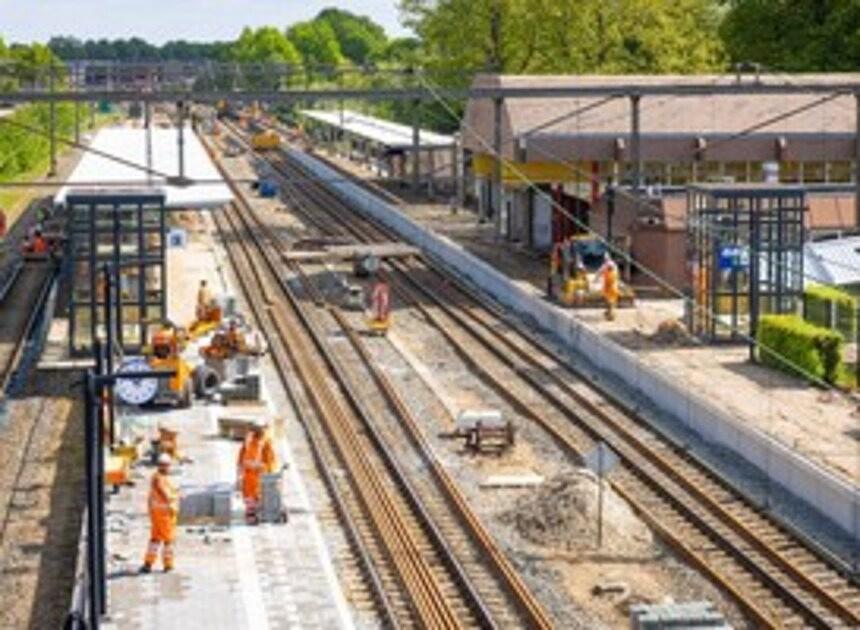 Werkzaamheden rondom station Hoogeveen zijn voor nu voorbij 