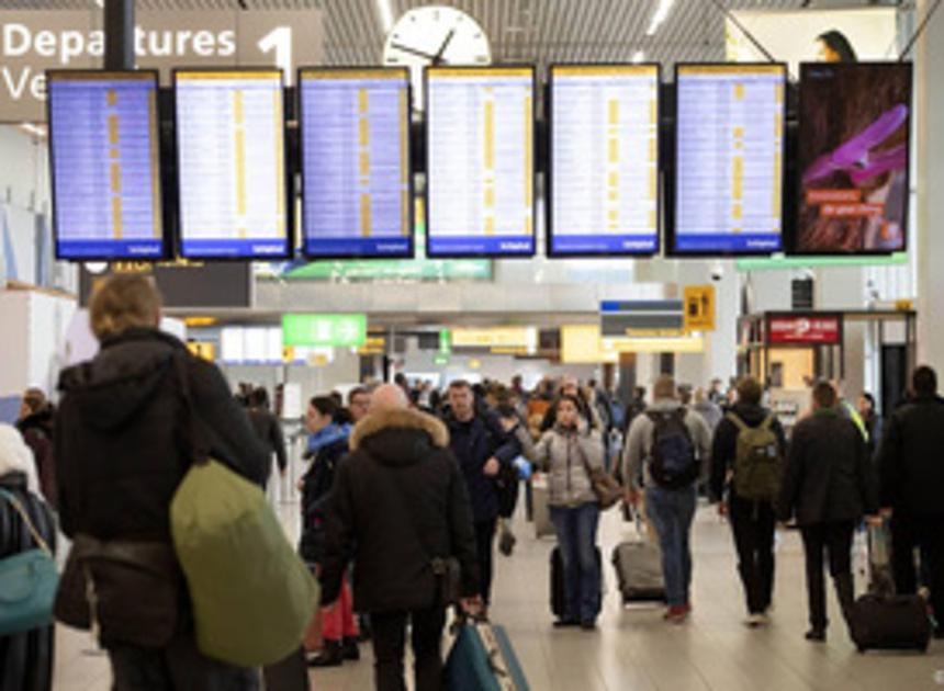 Storm Dudley veroorzaakt vertraging op Schiphol