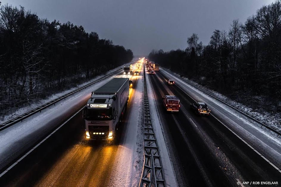 Tot en met zaterdagochtend geldt waarschuwing voor gladheid