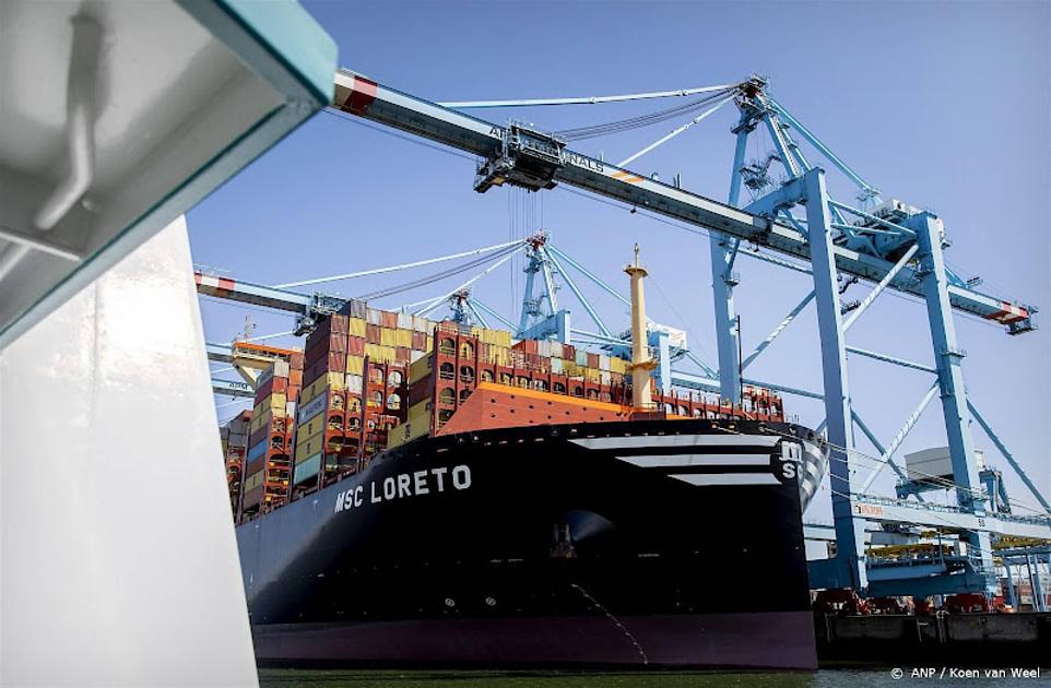 Nederlandse goederenexport sterkst gekrompen sinds mei 2020