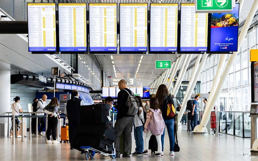Schiphol: 3,7 miljoen vertrekkende passagiers in zomer 2023