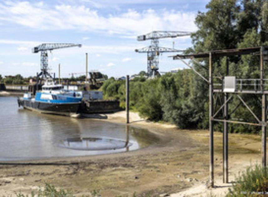 De Rijn nadert de laagste waterstand ooit