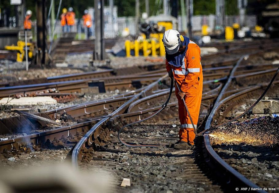 Reizigers ondervinden komende jaren meer hinder van onderhoud op het spoor