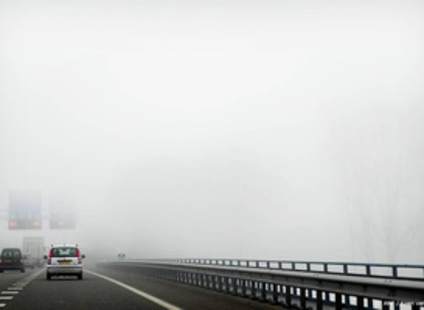 Code geel vanwege dikke mist in groot deel van het land