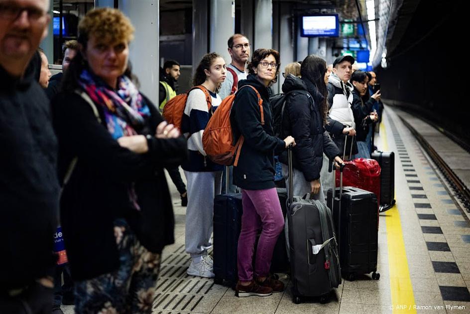 Vandaag minder treinen vanaf Schiphol