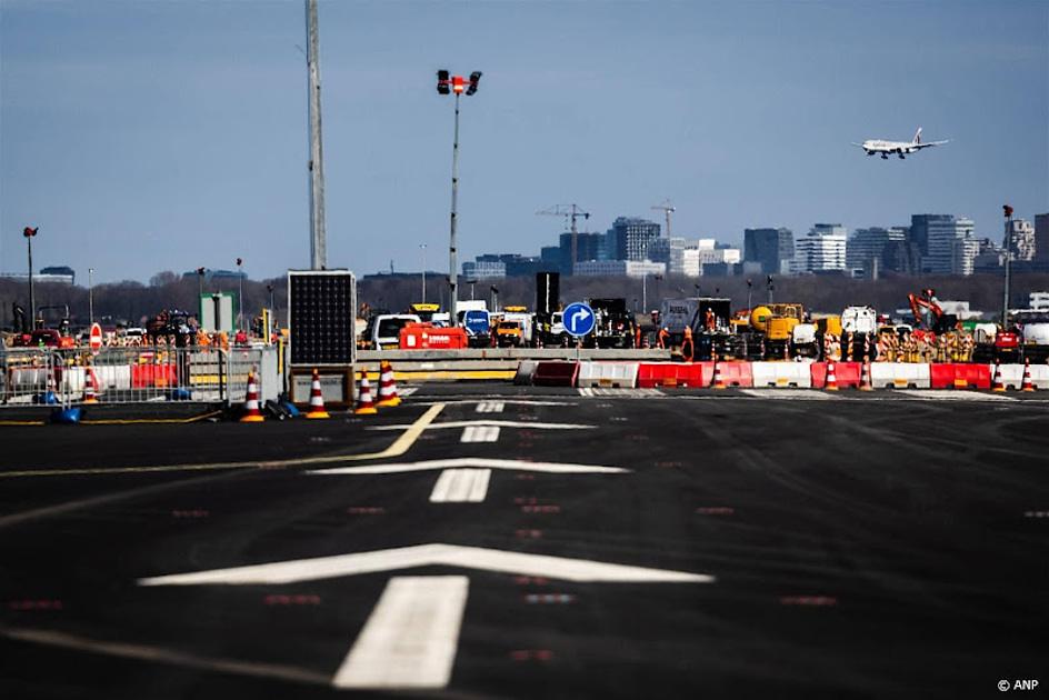 Kaagbaan op Schiphol na weken onderhoud weer open