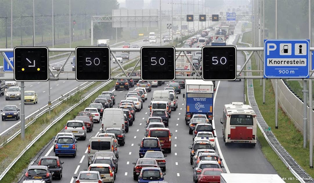 Drukste ochtendspits van het jaar door regen