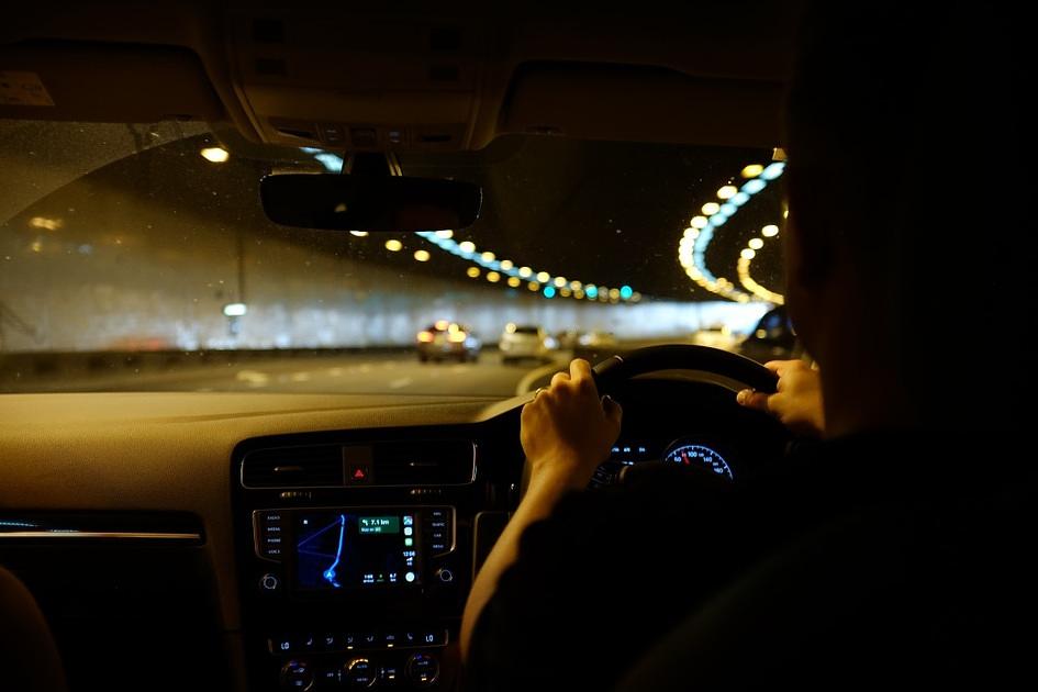 Tunneldeel Maasdeltatunnel naar droogdok Damen Verolme Rotterdam