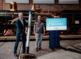 Stations sinds vandaag rookvrij, laatste rookpaal naar Spoorwegmuseum