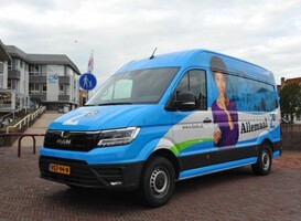 MAN levert eerste vol-elektrische bestelauto aan Bibliotheek Zeeland