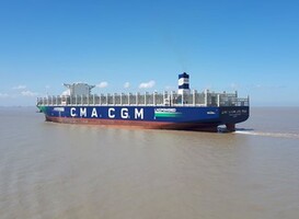 LNG containerschip Jacques Saade woensdag verwacht in Rotterdamse haven