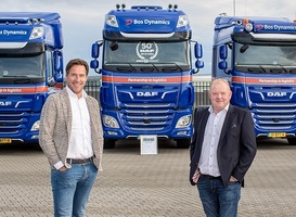Bos Dynamics neemt vijftigste DAF in ontvangst