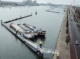 Maashaven na werkzaamheden weer grootste binnenvaarthaven van Rotterdam
