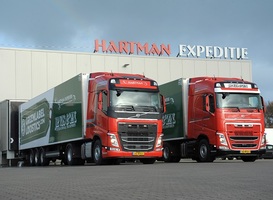 Vier Volvo FH 460 LNG-trekkers voor Hartman Groep