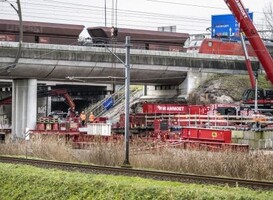 Werkzaamheden ProRail aan spoorwegviaduct A15 Gorinchem