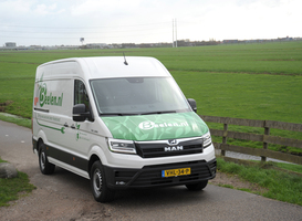 MAN eTGE met e-laadklep voor afvalverwerker Beelen