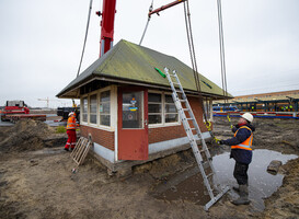 ProRail geeft spoorweggebouwtje station Groningen nieuwe bestemming