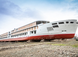Concordia Damen voltooit casco nieuw riviercruiseschip