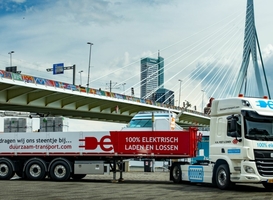 Uniek op de Nederlandse weg: een 100% elektrische 50 tons vrachtwagen