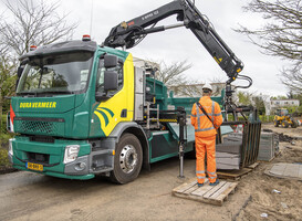 Vrijbloed en Dura Vermeer gaan rijden met 100% elektrische truck