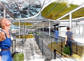 Van Gogh en PSV centraal in ontwerp overkapping Eindhoven Airport