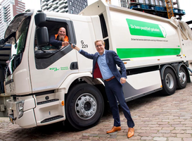 Rotterdam zet nieuwe Volvo FE Electric in voor huisvuilinzameling