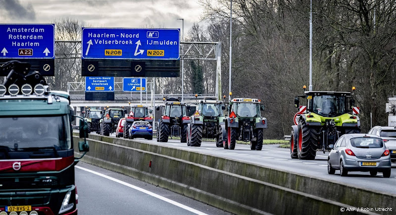 Volgens ANWB nog geen files door boerenprotest