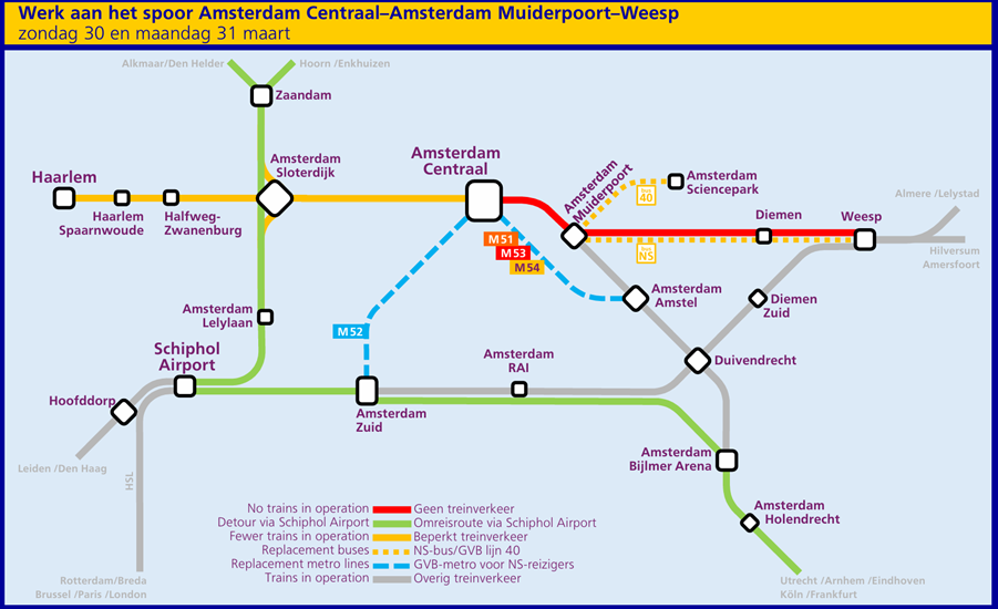 Amsterdam Centraal gaat volgende bouwfase in