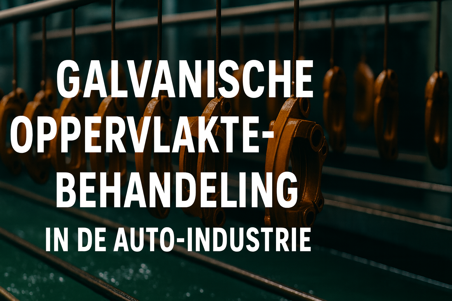 galvanische oppervlaktebehandeling in de auto industrie